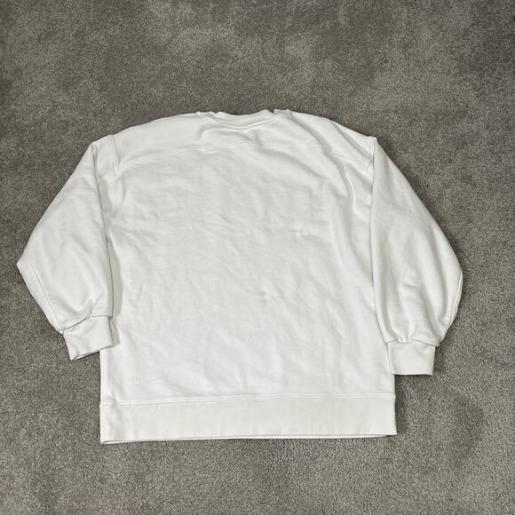 Lululemon Crewneck Sweatshirt White Sz 6 Womens - Picture 5 of 6